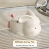 Cute Bunny Ashtray Pink Ceramic