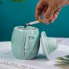 Cute Ceramic Ashtray With Lid For Outdoor
