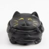 Cute Lucky Cat Ashtray In Black