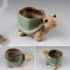 Cute Outdoor Ashtray Ceramic Turtle