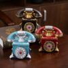 Cute Retro Telephone Ashtrays Resin With Lid