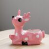 Deer Ashtray Pink Closeup Photo