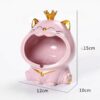 Dimensions Cute Pink Cat Ashtray