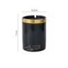 Dimensions Of Black Ceramic Ashtray Style E
