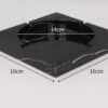 Dimensions Of Black Large Marble Ashtray 6 Inches