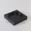Dimensions Of Black Natural Marble Ashtray