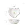Dimensions Of Cute Heart Ashtray With Bright Sun Painting 5 Inches