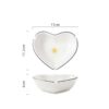 Dimensions Of Cute Heart Ashtray With Sunlight Painting 5 Inches