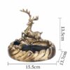 Dimensions Of Golden Deer Ashtray