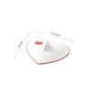 Dimensions Of Heart Shaped Red Lid For Ashtray