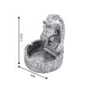 Dimensions Of Pharaoh Ashtray Silver Resin