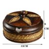 Dimensions Of Small Bamboo Wood Ashtray