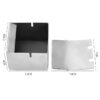 Dimensions Of Square Small Stainless Steel Ashtray