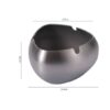 Dimensions Of Stainless Steel Ashtray Large Size