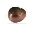 Dimensions Of Stainless Steel Ashtray Rose Golden Large Size