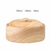 Dimensions of Wood Ashtray With Lid- bright color