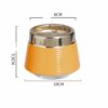 dimensions orange ceramic outdoor Ashtray With lid