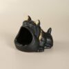 Dog Ashtray Cool Funny Ash Tray Made From Black Ceramic