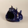 Dog Ashtray Cool Funny Ash Tray Made From Blue Ceramic