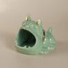 Dog Ashtray Cool Funny Ash Tray Made From Green Ceramic