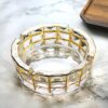 Elegant Crystal Glass Ashtray