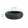 Extra Large Ashtray Black Cement