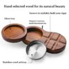 Features Of Wood Cigar Ashtray Whiskey Tray