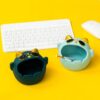 Fortune Cat Ashtrays Cyan And Green