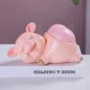 Funny Piggy Ashtray Resin