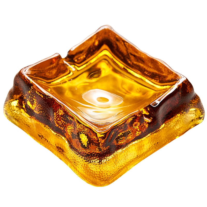 Glass Ashtray Cool Melted Glass Looking Ash Tray