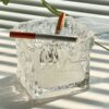 Glass Ashtray Cool Square