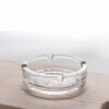 Glass Ashtray Round Transparent
