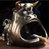 golden bull ceramic ashtray