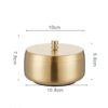golden outdoor and indoor Ashtray With lid product dimensions