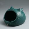 Green Cartoon Cat Ashtray