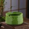 Green Celadon Ceramic Ashtray For Garden