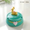 Green Deer Ashtray With Lid For Smokers Or Non Smokers