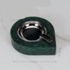 Green Marble Ashtray With Drop Shape