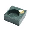 Green Marble Stone Ashtray Very Sturdy