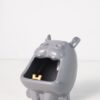 grey dog ashtray photo 2