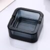 Grey Square Glass Ashtray