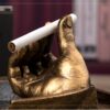 Hand Holding Cigarette Ashtray Made From Resin
