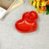 heart ashtray red