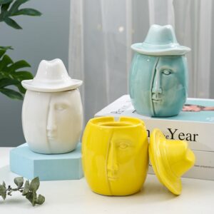Cowboy Ashtray With Lid - Made From Ceramic