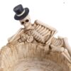 Horinzantal Lying Skeleton Cool Ashtray