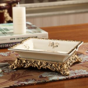 Vintage Ashtray - Painted Ceramic - For Cigar & Cigarette