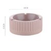 large pink ashtray dimensions