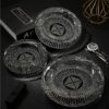 Large Round Luxury Glass Ashtray