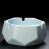 Light Blue Ashtray Made From Ceramic
