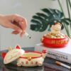 Lucky Cat Cigarette Ashtrays